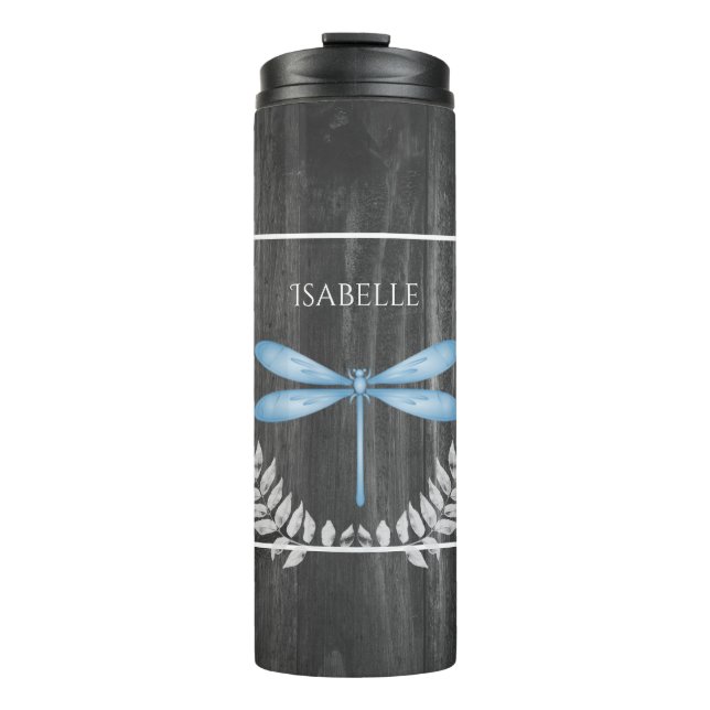 Garrafa Térmica Tumbler Térmico Personalizado Russo de Dragonfly A (Frente)