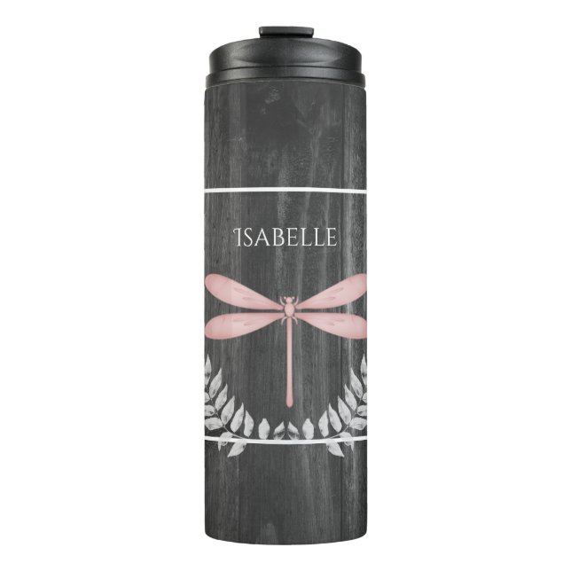 Garrafa Térmica Tumbler Térmico Personalizado Russo de Dragonfly R (Frente)