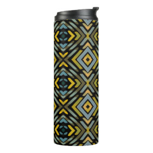 Garrafa Térmica Tumbler Térmico Pneu Azul Dourado Preto