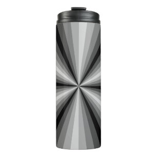 Garrafa Térmica Tumbler Térmico Preto Ilusão Óptica