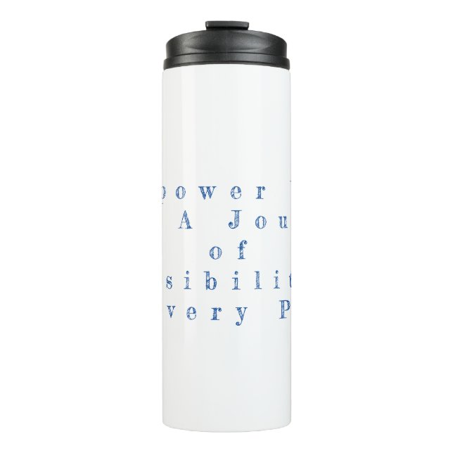 Garrafa Térmica Tumbler térmico - Recursos inovadores (Frente)