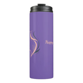 Garrafa Térmica Tumbler térmico roxo Inspiracional Personalizado