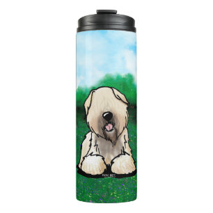 Garrafa Térmica Tumbler térmico Terrier com roda revestida macia
