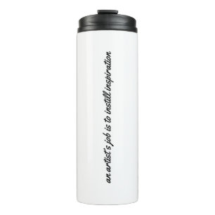 Garrafa Térmica Tumbler Térmico Trabalho de um Artista