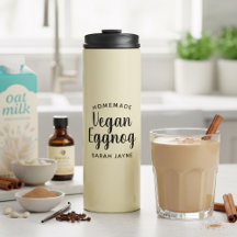 Tumbler térmico Vegan Eggnog personalizado