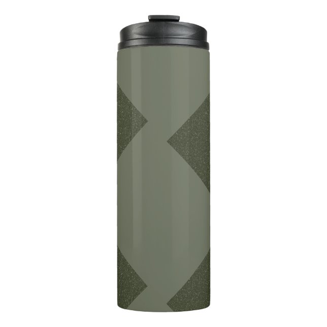Garrafa Térmica Tumbler térmico verde do Moss personalizado (Frente)