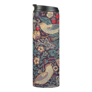 Garrafa Térmica Tumbler Térmico William Morris Strawberry Thief