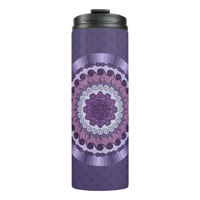 Garrafa Térmica Tumbler térmico Wind Mandala (Frente)