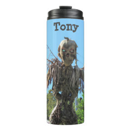 Garrafa Térmica Tumbler térmico Zombie assustado personalizado