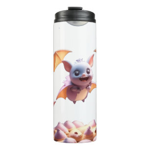 Garrafa Térmica Tumblers Térmicos - Arte Fofa de Halloween
