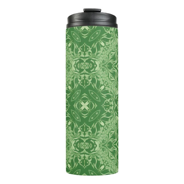 Garrafa Térmica Tumblers térmicos de Mandala Green (Frente)