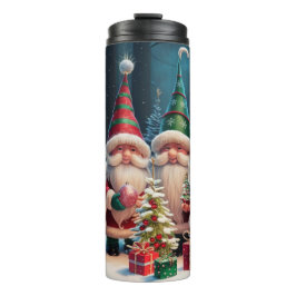 Garrafa Térmica Tumblr de Natal Personalizado do Papai Noel Gnome