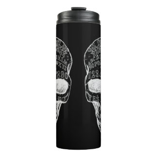 Garrafa Térmica Tumblr térmico do crânio do Conselho