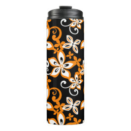 GARRAFA TÉRMICA TUMBO TÉRMICO ALOHA HAWAII (PRETO/LARANJA)