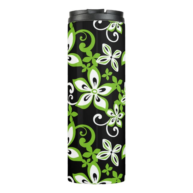 GARRAFA TÉRMICA TUMBO TÉRMICO DO HAWAII AZUL (PRETO/LIMÃO) (Verso)