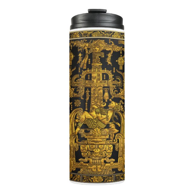 Garrafa Térmica Túmulo do Astronauta Palenque Dourado - Paquistão (Frente)