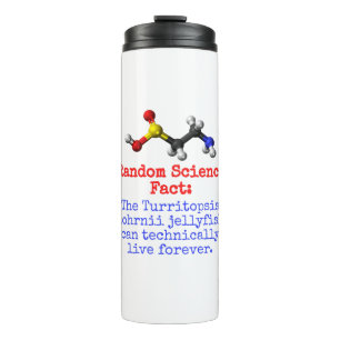 Garrafa Térmica Turritopsis Dohrnii Jellyfish - Fato científico