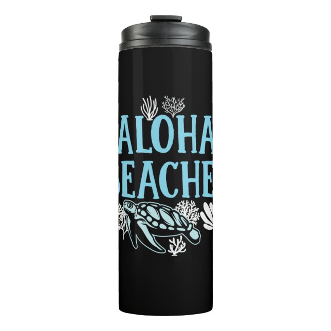 Garrafa Térmica Turtle Lover | Aloha Beaches (Frente)