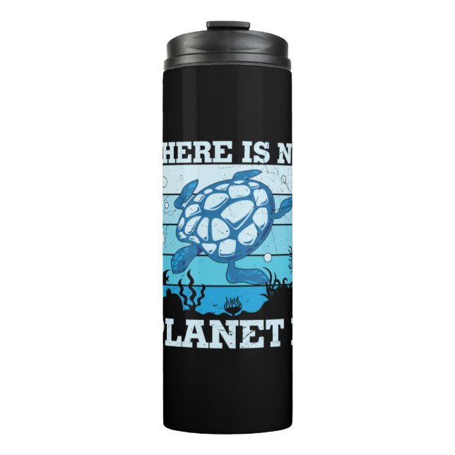 Garrafa Térmica Turtle Lover | Não Existe Planeta B (Frente)