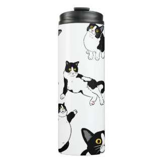 Garrafa Térmica Tuxedo cat tumbler