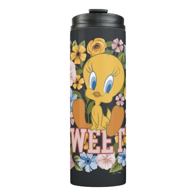Garrafa Térmica TWEETY™ Floral Embroidery Graphic (Frente)