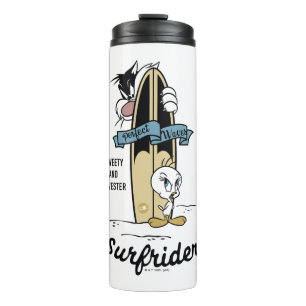 Garrafa Térmica TWEETY™ & SYLVESTER™ Surfriders