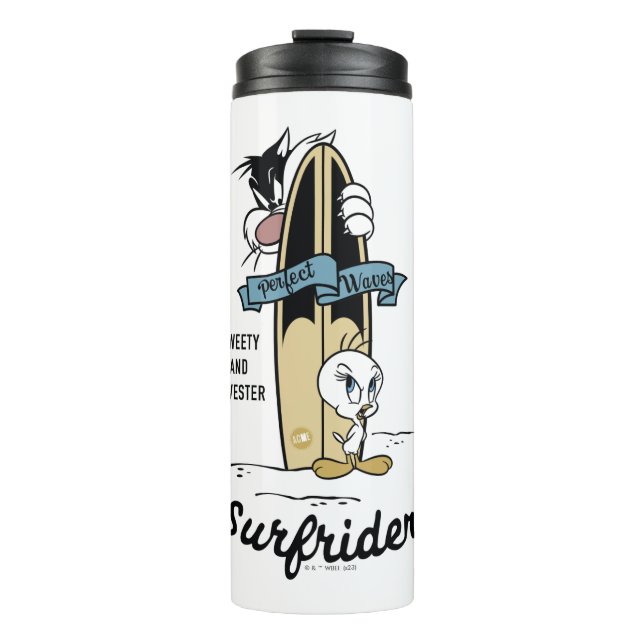 Garrafa Térmica TWEETY™ & SYLVESTER™ Surfriders (Frente)