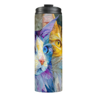 Garrafa Térmica Two Purple and Yellow Cats