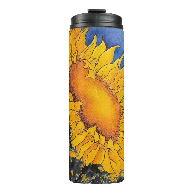 Garrafa Térmica Ucrânia Girassol (Frente)