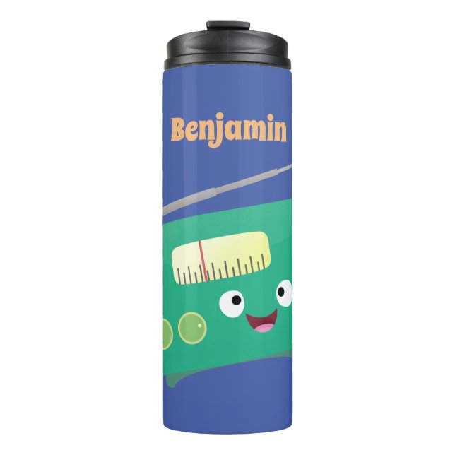 Garrafa Térmica Um desenho animado e divertido (Frente)