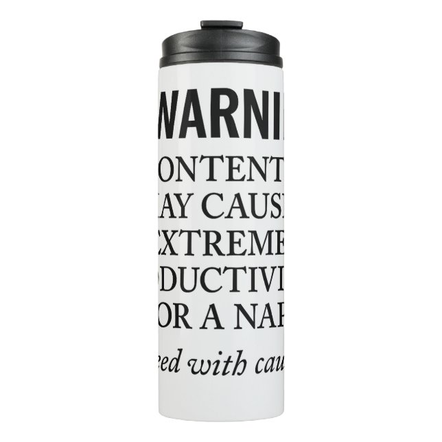 Garrafa Térmica Um Sip para Foco, Um Sip para Daydrey! (Frente)