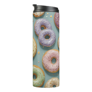 Garrafa Térmica Um Sonho Caprichoso de Donuts Pastel