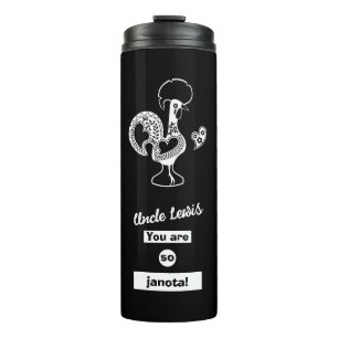 Garrafa Térmica Uma caneca para tio em língua portuguesa