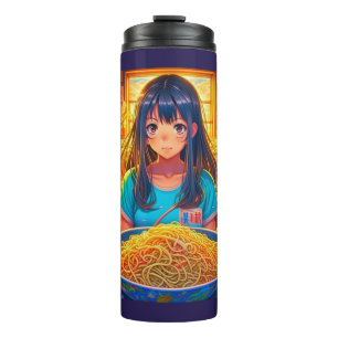 Garrafa Térmica Uma Garota e seu Anime de Ramen