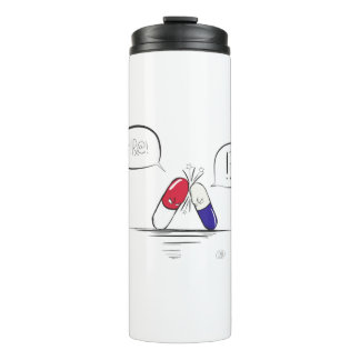 Garrafa Térmica Uma interação de droga má,