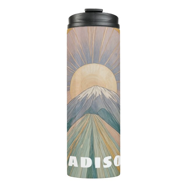 Garrafa Térmica Uma Serenata Vulcânica Personalizada (Frente)