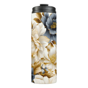 Garrafa Térmica Uma Série de Design Floral de Casamento 5