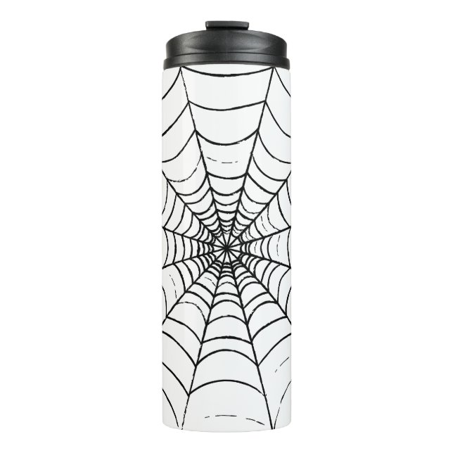 Garrafa Térmica Uma Web de aranha simples (Frente)