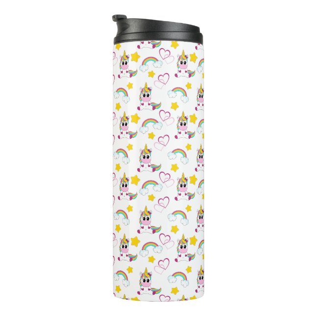 Garrafa Térmica Unicorn pattern (Rotação à direita)