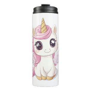Garrafa Térmica Unicórnio Bebê Kawaii (1)