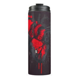Garrafa Térmica Unique Red Splatter Human Heart Thermal Tumbler