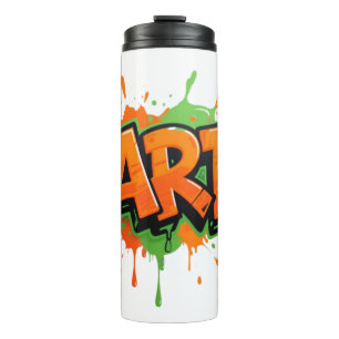 Garrafa Térmica Urban Splash Art Graffiti Pulse Bold Street Expres