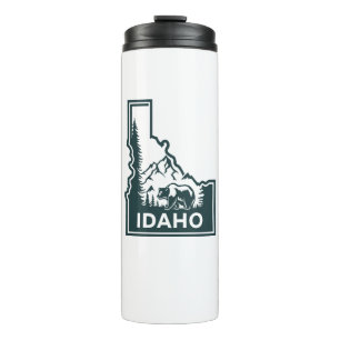 Garrafa Térmica Urso de Mapa Idaho