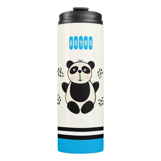 Garrafa Térmica Urso panda bonito (Frente)