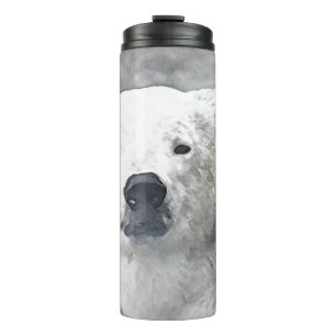 Garrafa Térmica Urso polar da aguarela