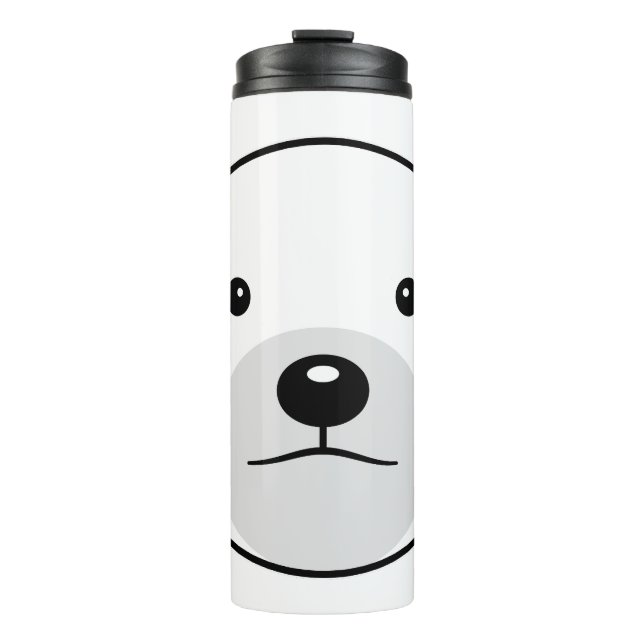 Garrafa Térmica Urso Polar de Cartoon Bonito (Frente)