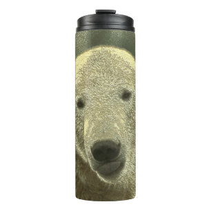 Garrafa Térmica urso polar metálico