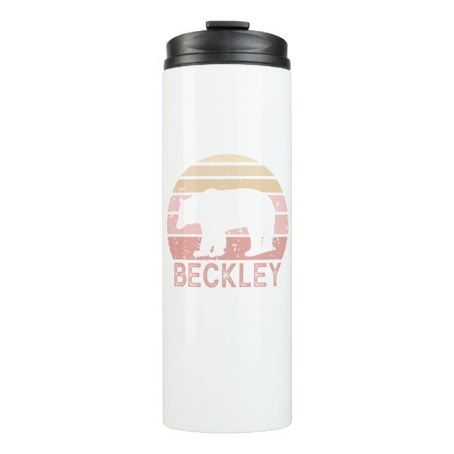 Garrafa Térmica Urso Retro de Beckley West Virginia (Frente)