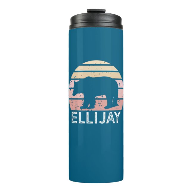 Garrafa Térmica Urso Retro de Ellijay Geórgia (Frente)