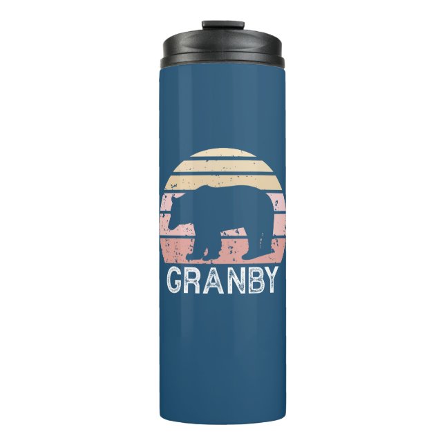 Garrafa Térmica Urso Retro de Granby Colorado (Frente)